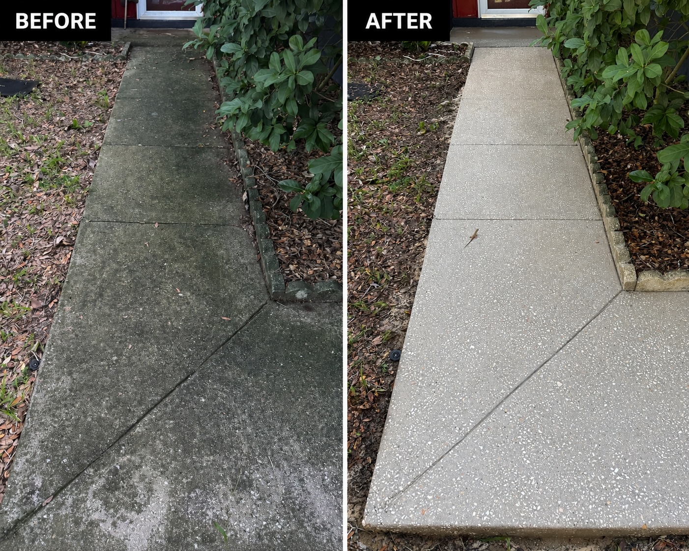 Concrete Cleaning in Minneola, FL — See What Was Hiding Underneath